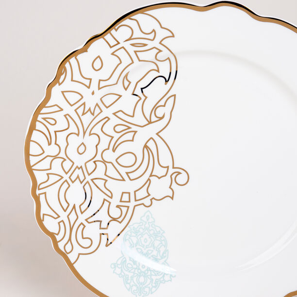 La Mesa white porcelain 18 pc dinner set image number 5