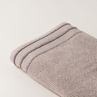 Boutique Blanche jaquard cotton bath towel, beige, 140*70cm