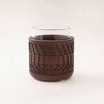 Homez Wooden Candle Holder Roshn Collection, 11*11*12.5Cm image number 0