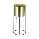 Planter With Stand Gold 26.5*26.5*60.5Cm image number 0