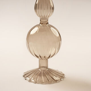 هومز قطعة ديكور رمضانية من الزجاج، رمادي 10.5*10.5*60.5سم