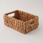 Homez Rectangular Rattan Storage Basket 28*19*11 Cm image number 1