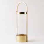 Homez metal candle holder 10*10*13cm, gold image number 0