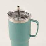 Dallaty stainless steel thermo bottle, green 600 ml image number 1