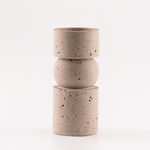 Huda Vase 9.4x9.4x21.5cm Dark Grey image number 1