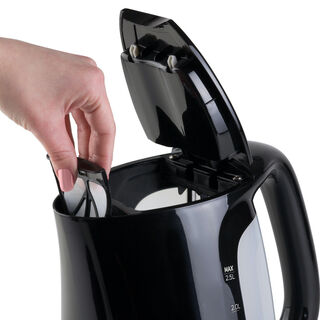 Sencor plastic black kettle 2200W, 2.5L