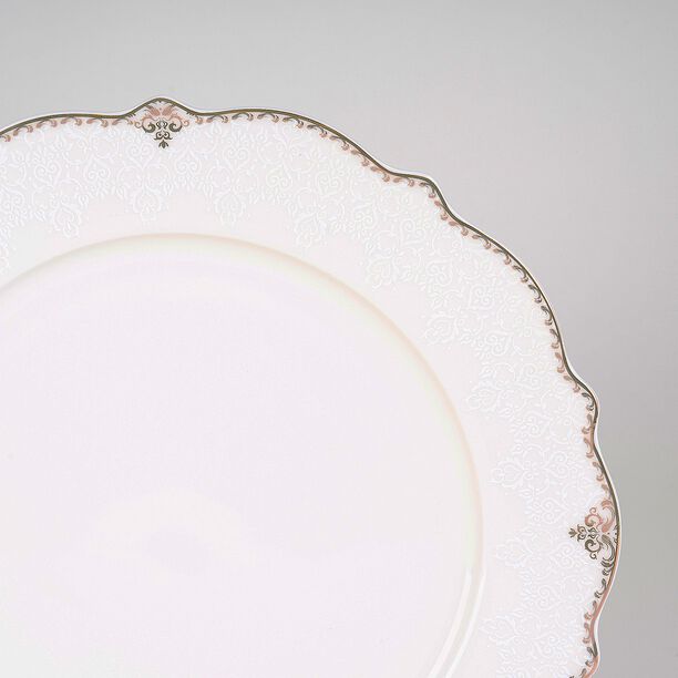 La Mesa white bone china dinner set 47 pcs image number 7