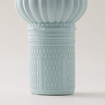 Homez dome shaped ceramic Ramadan decorative piece, green 14.5*14.5*30cm image number 3