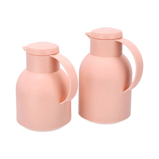 2Pcs Plastic Vacuum Flask Sampa Pink
