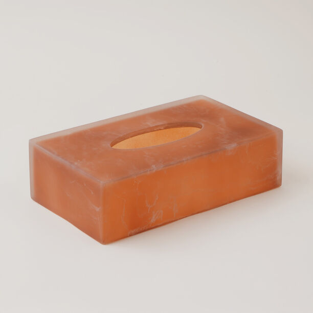 Homez clear polyresin tissue box, brown22*12.2*5.2cm image number 0