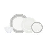 La Mesa white porcelain 16 pc dinner set image number 7