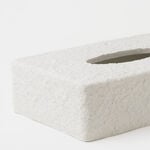 Homez polyresin tissue box, off white 22*12.2*5.2cm image number 1