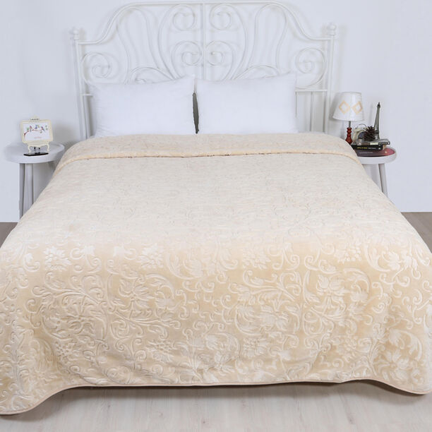 Merinos Elegance Blanket Beige image number 1
