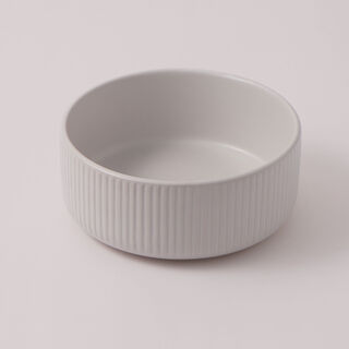 La Mesa Porcelain Set Of 4Pcs Bowls, 6.4", White