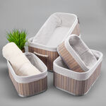 Natural Bamboo Basket Set 5 Pisces image number 7