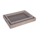 Wooden Tray 2 Pieces Set image number 0