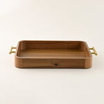 Dallaty Wooden Serving Tray 42.5*27.5*5Cm image number 0
