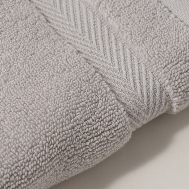 Boutique Blanche 100% microcotton face towel, 650GSM,light grey, 30*30cm image number 1