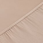 Boutique Blanche Fitted Sheet 100% Cotton 300Tc Sateen Super King, Natural 200*200 Cm image number 1