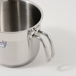 Alberto 14pcs stainless steel anett cookware set with glass lids image number 2