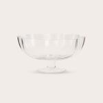 La Mesa Glass Medium Fruit Bowl, Transparent image number 0