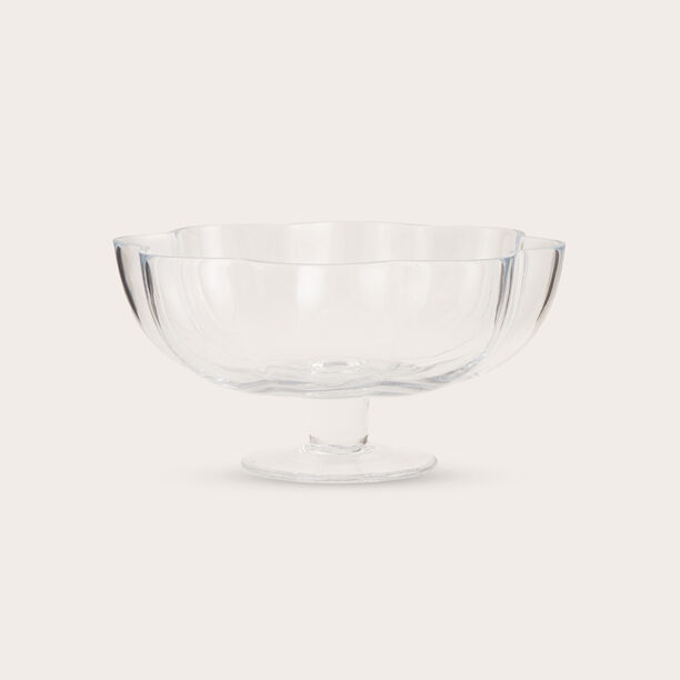 La Mesa Glass Medium Fruit Bowl, Transparent image number 0