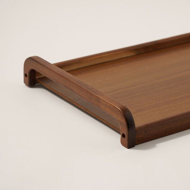 Dallaty acacia wood tray 42*30*5.5cm, beige image number 1