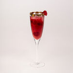 Painted Stemglass With Gold On Top 4 Pcs image number 0