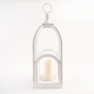 White lantern 22*22*63 cm