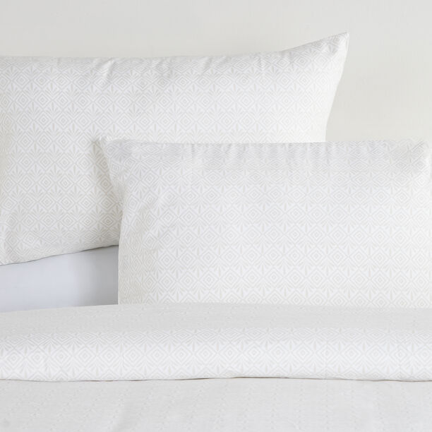 Boutique Blanche 3pcs cotton duvet cover 260*220cm 300 thread count white image number 2