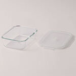 Alberto glass rectangular food container 1000ml with lid vent image number 2