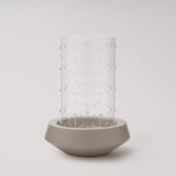 Najd Collection Candle Holder, Beige, 15.5*15.5*20 cm image number 1