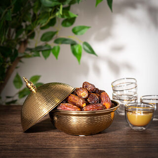 Date Bowl Steel Tamar Gold