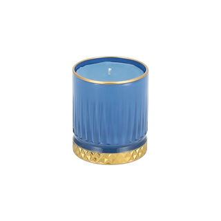 Gloria gold candle 8.5*9.5 Cm Blue