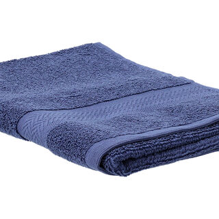 COTTAGE Hand Towle Zero Twist Indian Cotton 50x90 400 GSM Dark Blue