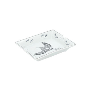 Ashtray White And Bird Patten 19.5 *16.5 * 4 cm