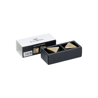 La Mesa white porcelain salt & pepper 2 pcs set