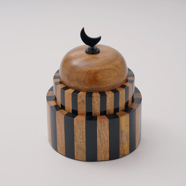 Homez Samrah Collection Decoration Item, Black & Brown, 16*15 Cm image number 1