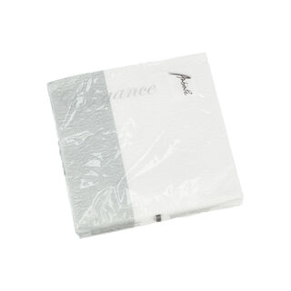 Ambiente Elegance Serving Paper Napkins Dip Silver Color
