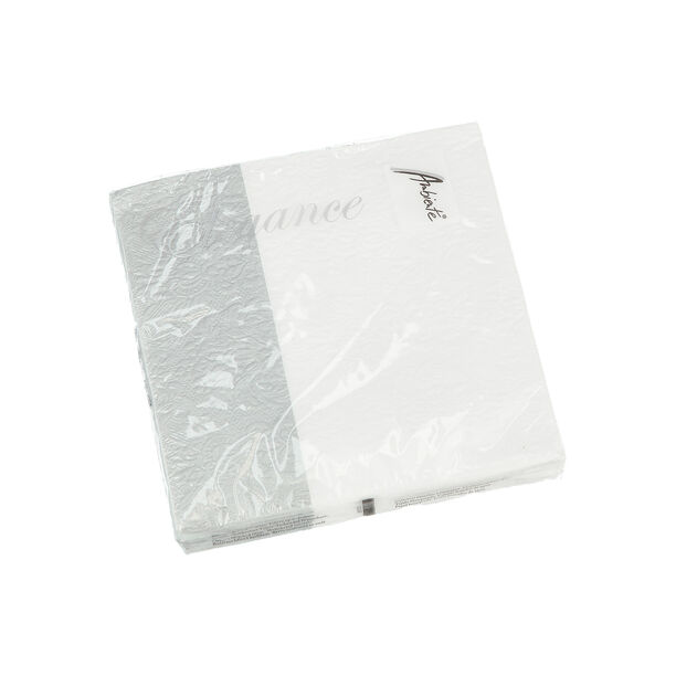 Ambiente Elegance Serving Paper Napkins Dip Silver Color image number 0