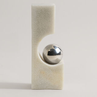 Homez resin sculpture 10*8*25.5cm, offwhite