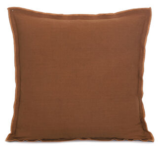 Linen brown cushion cover 50*50 cm
