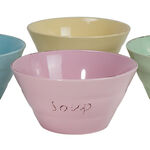 Soup Bowl Set 4Pcs Mix Colors image number 0