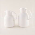 Dallety Plastic Vacuum Flask 2 Pieces Set White  image number 2