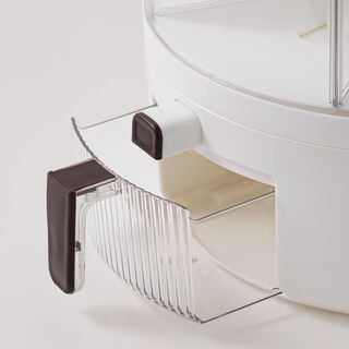 Alberto plastic multi grain dispenser, white 13kg