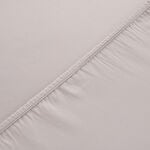 Boutique Blanche Fitted Sheet 100% Egyptian Cotton 400Tc Super King, Silver 200*200 Cm image number 1
