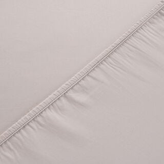 Boutique Blanche Fitted Sheet 100% Egyptian Cotton 400Tc Super King, Silver 200*200 Cm
