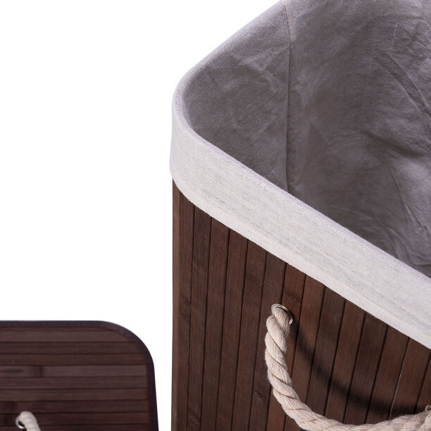 Bamboo Hamper Brown image number 3
