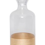 Decanter With Gold Dense Grid Cutting image number 0