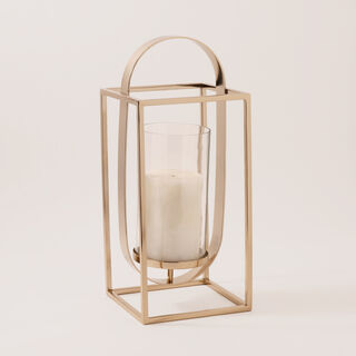 Homez candle holder, chrome 20*20*48cm